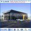 Large-span light structural steel 4S car exhibition center hall with CE ISO certificates
