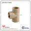 China Manufacturer PPR Pipe Fitting Grey Tee With Plastic Mateial