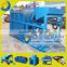 China Supplier Shandong Hengchuan Skid Type Mobile Trommel Gold Washing Plant for Gold Separation