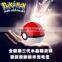 hot new products for 2016 fashion pokemon power bank round ball Pokemon go pokeball night lamp power bank