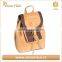 Beautiful ladies cork leather backpack environmental women bag