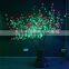 Artificial decorative led tree flower lights mini potted flowering trees