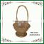 Hand woven decorative vintage flower girl basket