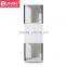 3-Tier Rotating Bookshelf Black and White MDF wood bookcase wooden cube organizer
