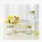 300ML/500ML/1L bluk clear wholesale glass jars with screw slink lid for jam honey for kitchenware