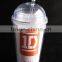 Sedex 4p approved factory 450ml tumbler with straw for promotional