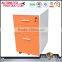 Luoyang new style 3 drawer steel mobile pedestal filing cabinet for office/home