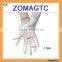 ZOMAGTC 13 Gauge Knitted White PU Hand Gloves