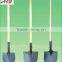 two-times polished gardening used round wooden shovel handle 150*3.6cm