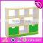 Customized early education center wooden children toy storage furniture W08C202