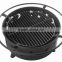 Factory making 28 Inch Round Black Patio Outdoor New Best selling charcoal steel fire pit BBQ