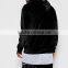 wholesale custom velour hoodies zipper up men black xxxxl hoodies