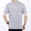 Promotional low price summer round neck white 140g polyester cotton blend blank t shirt manufacturer bangladesh