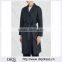 Wholesale Ladies Apparel Raglan Sleeves Navy Linen and Silk Blend Coat(DQE0365C)