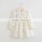 Baby's and Kids Clothing Wholesale Beautiful Girls Casual Flower Printing Ruffle Dresses