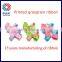 printed grosgrain ribbon bow for baby