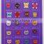 popular machine made multicolor crochet animal applique for kids garment