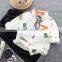 2017 wholesale new spring fashion printing long sleeve boy kids t shirt