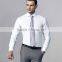wholesale high quality easy long sleeve white bank uniforms shirts
