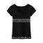 100% Cotton Custom Plain No logo v-neck T-shirt