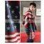 1 pc spandex material Couple design American flag fashion scarf,latest scarf design,shawl