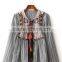 Runwaylover EY1068C Europe Style 2017 Ladies Fashion Embroidery Jacket Coats