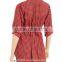 plus size women clothing button up plaid maternity top