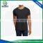 Custom made soft 100% cotton plain round neck t-shirt, men gym shirt