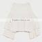 OEM fctory ladies fancy cotton loose knitting organic cotton sweater for wholesale