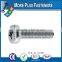 Made in Taiwan Mild Steel Pan Head Phillips Recessed Machine Screws Bright Zinc Plated DIN 7985