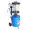 Wheeled pneumatic  oil bucket machine  oil suction machine air operated suction machine
