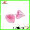 oem hot sale cute oval pink plush hair clip for kid factory wholesale