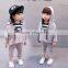 B22276A Baby Autumn stylish casual 3 pcs sweatshirt sets