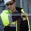 high visibility Reflective winter jacket for railway workers