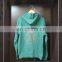 Wholesale High Quality Logo Printing unisex Forest Green zip up hoodie