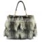 2016 fashion style luxury fox fur lady bag for women hot sale fur handbag