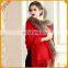 Real Raccoon Fur Women Hood Women Knitted Wool Shawl