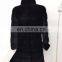 2017 new style fur suppliers lady's wholesale mink fur coat removable length and sleeve