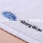 White machine embroidery hand towel with decorative
