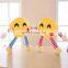 Factory Wholesale cheap Emoji smiling face plush toys for vending