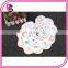 Cartoon latest fashion baby bandana drool bib cotton soft round baby bib