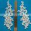 High quality beaded wedding dress lace for decoration
