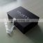 Luxury Black Gift Boxes With White Logo Printed For Scarf Packing, Packing Luxury Boxes For Acessories Design
