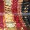 Women's Dress Indian Saree Zari Work Pallu Silk Sari Wedding Dress