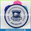 Cheap price factory supply indian dress paper backing woven patches