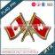 Custom cross flag lapel pin
