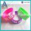 3/4'' Inch Silicone Wristband Wrist Band Merchandise Bracelet