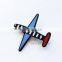 Custom metal airplane lapel pin