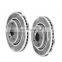 Front+Rear Rotors Metallic Pads For 2006 2007 - 2010 Grand Cherokee Commander 52089269AB