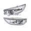 Pair of Fog Lights Clear Lens Front Driving Lamps for 2001 2002 Toyota Corolla